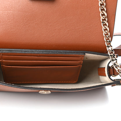 Chloe Suede Calfskin Mini Faye Shoulder Bag Tobacco 5 of 9