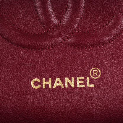 Chanel Lambskin Quilted Medium Double Flap Black 7 of 10