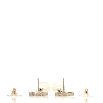 Chanel Pearl CC Drop Earrings Gold 3 of 5