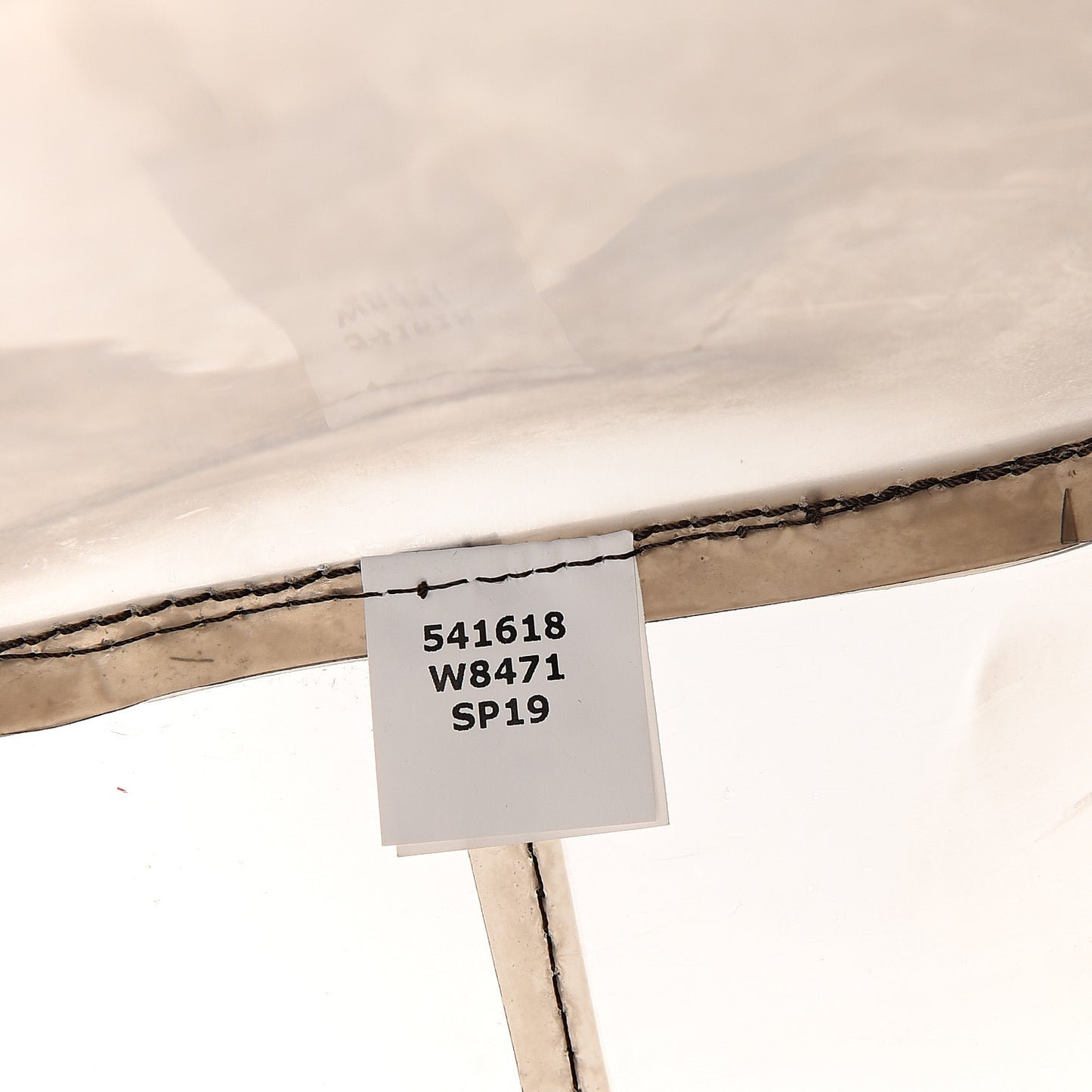 PVC Clear Logo Tote