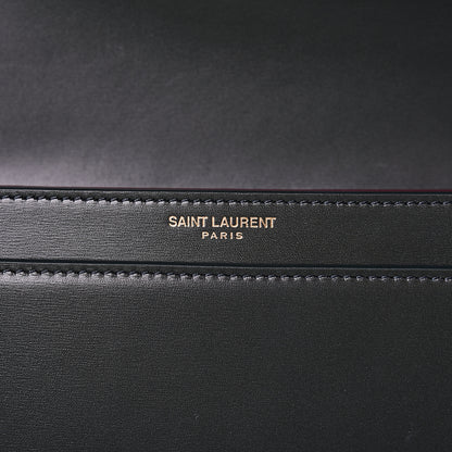 Saint Laurent Smooth Calfskin Monogram Cassandra Clasp Bag Dark Green 6 of 10
