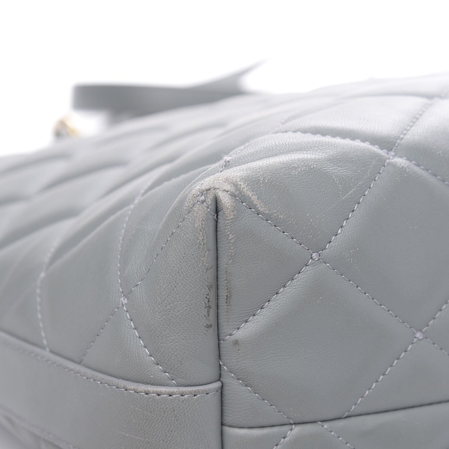 Dolce & Gabbana Lambskin Quilted Tote Grey 8 of 16
