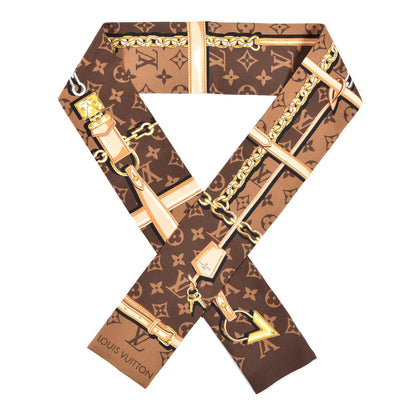 Louis Vuitton Silk Monogram Confidential Bandeau Brown 1 of 7