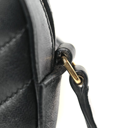 Saint Laurent Lambskin Chevron Small Classic Monogram Camera Bag Nero Black 11 of 11