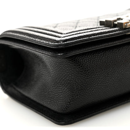 Chanel Caviar Quilted Small Boy Flap Black 9 of 10