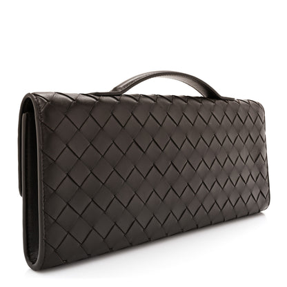 Bottega Veneta Nappa Intrecciato Long Andiamo Top Handle Clutch Fondant 3 of 7