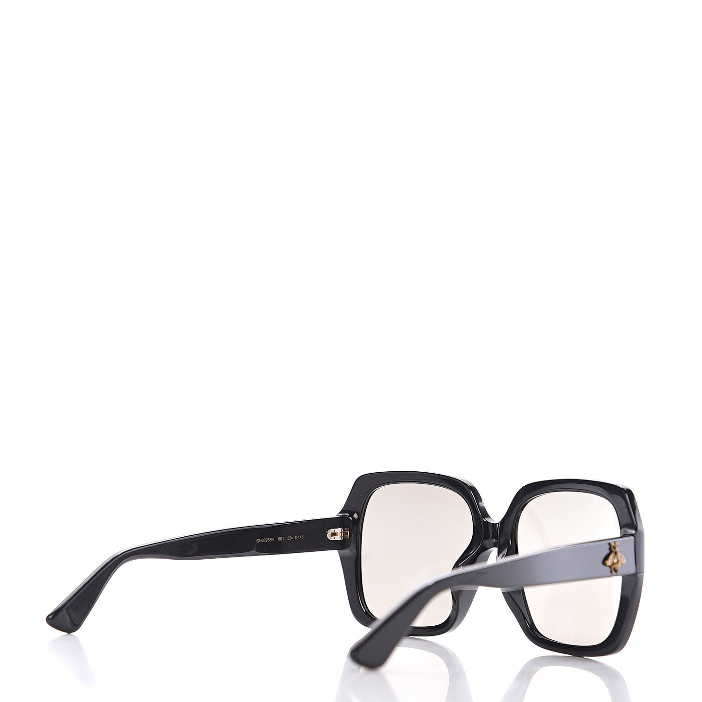Acetate Square Frame GG0096S Sunglasses Black
