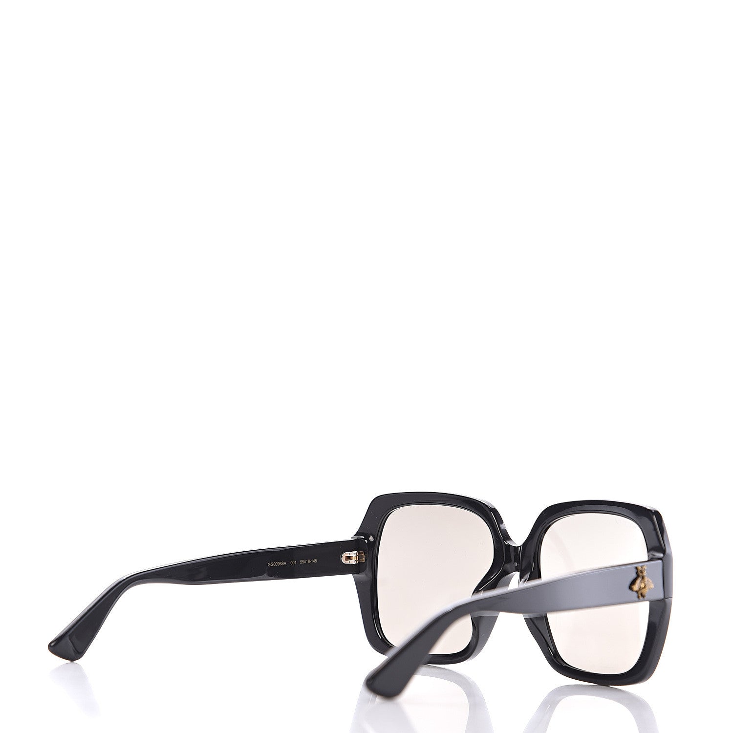 Gucci Acetate Square Frame GG0096S Sunglasses Black 4 of 8