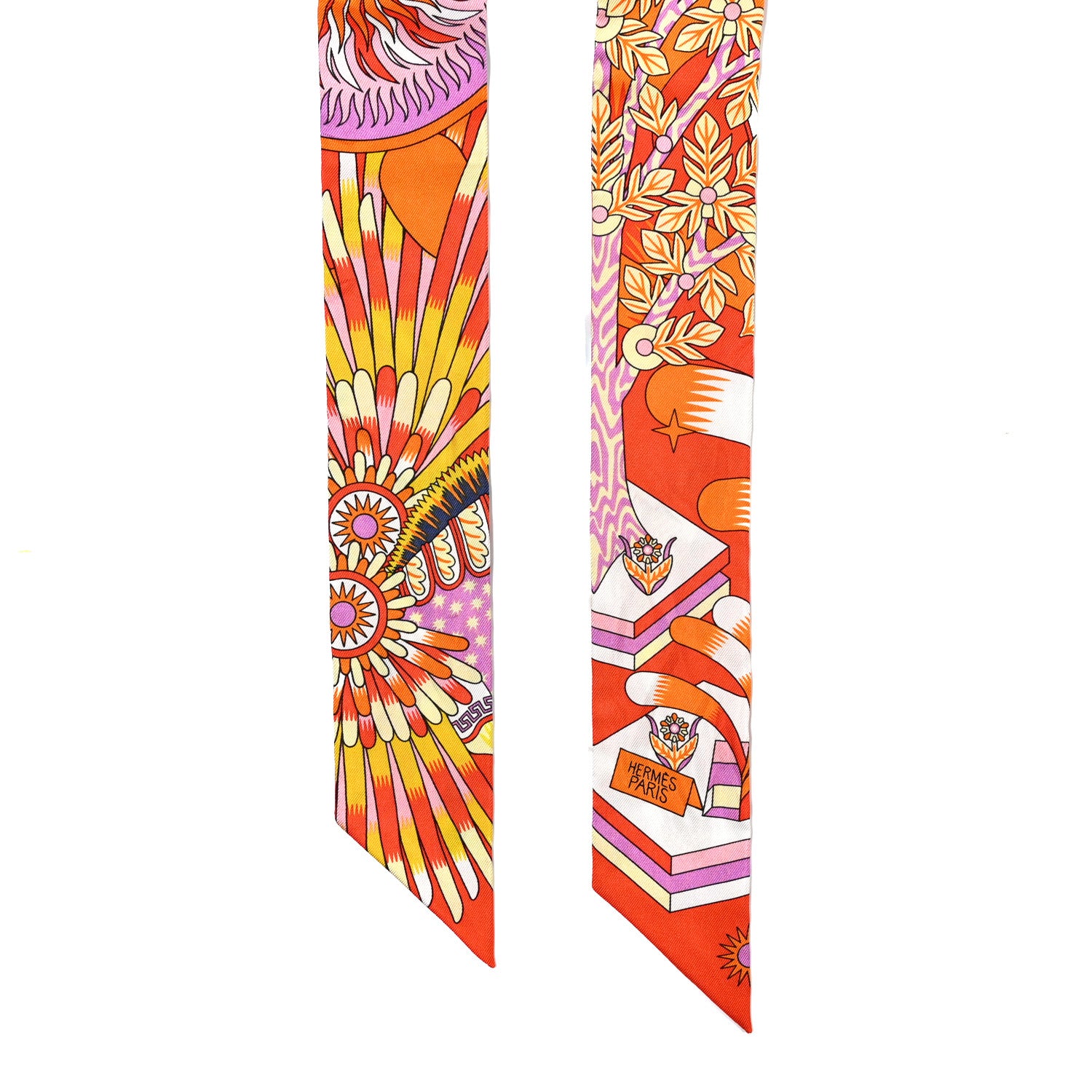 Hermes Silk La Source de Pegase Twilly 2 of 4