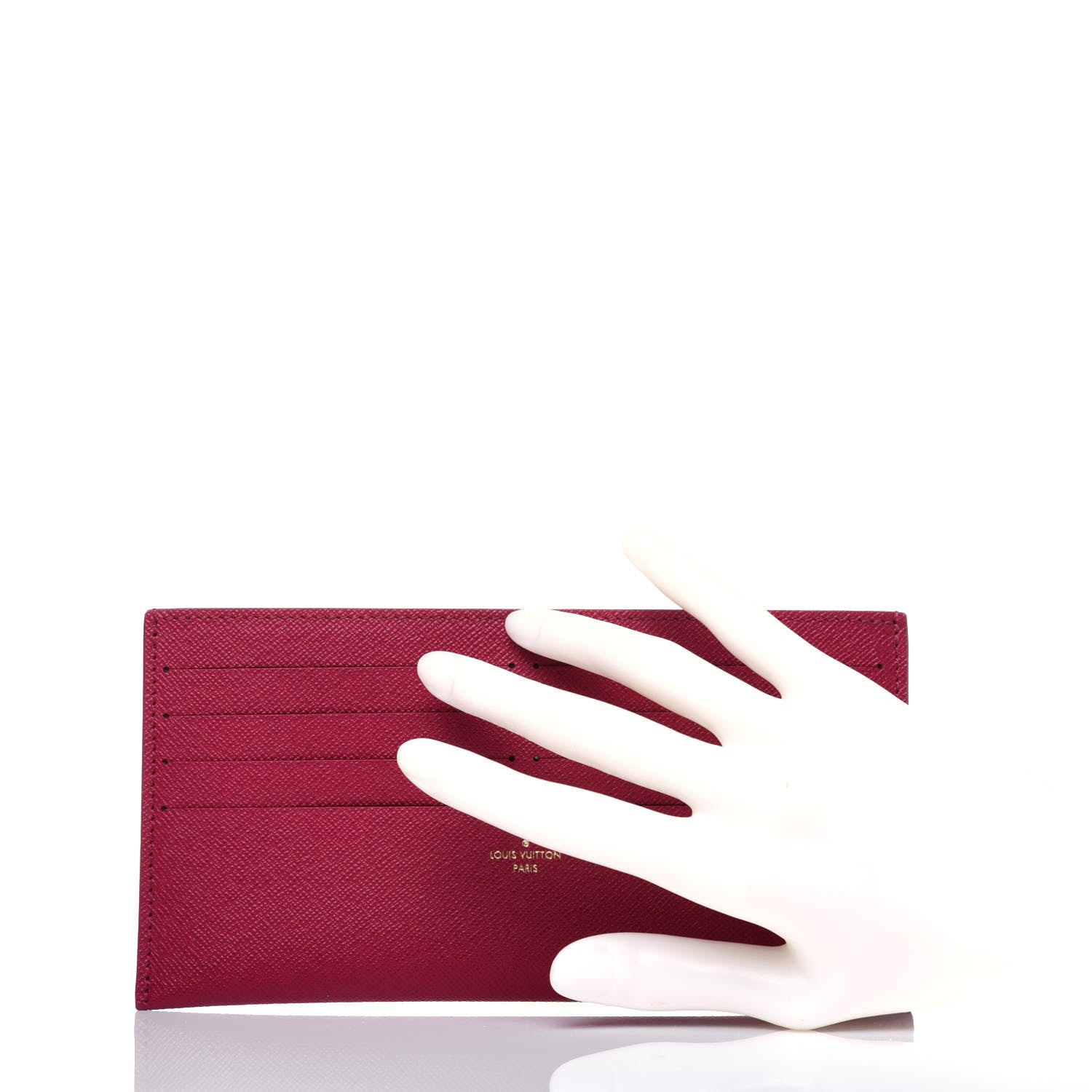 Louis Vuitton Calfskin Felicie Card Holder Insert Fuchsia 2 of 6