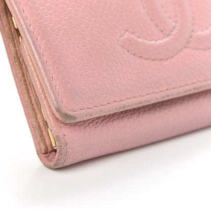 Chanel Caviar Timeless CC 6 Key Holder Case Pink 8 of 12