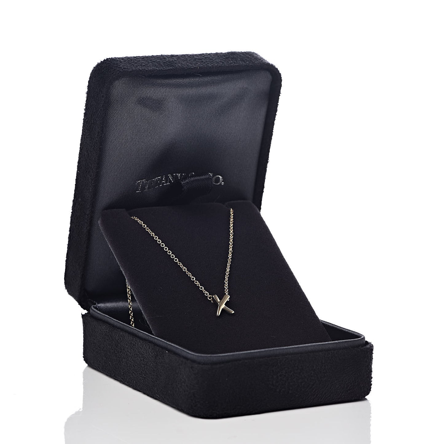 18K Yellow Gold Mini Paloma Picasso Graffiti X Pendant Necklace