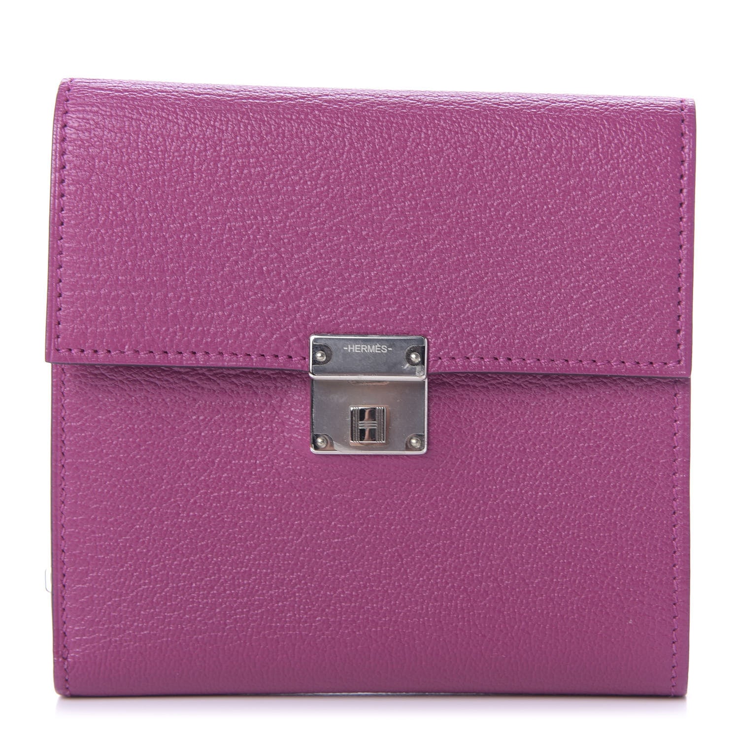 Hermes Chevre Mysore Clic 12 Wallet Rose Pourpre 1 of 10