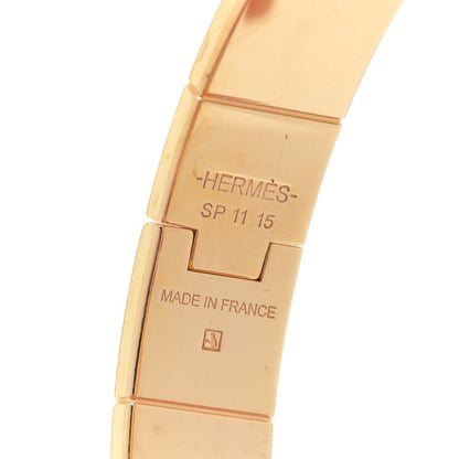 Hermes Enamel Charniere Uni Narrow Hinged Bracelet S Black 4 of 8