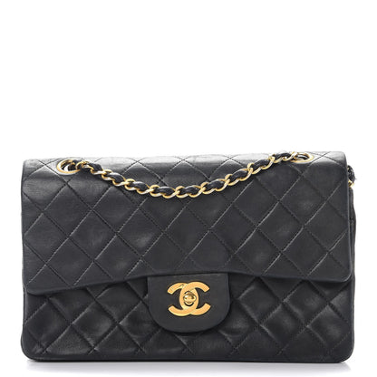 Chanel Lambskin Quilted Small Double Flap Black 1 of 16