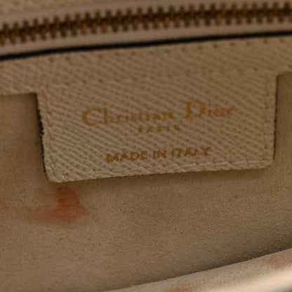 Christian Dior Grained Calfskin Saddle Bag White 16 of 18