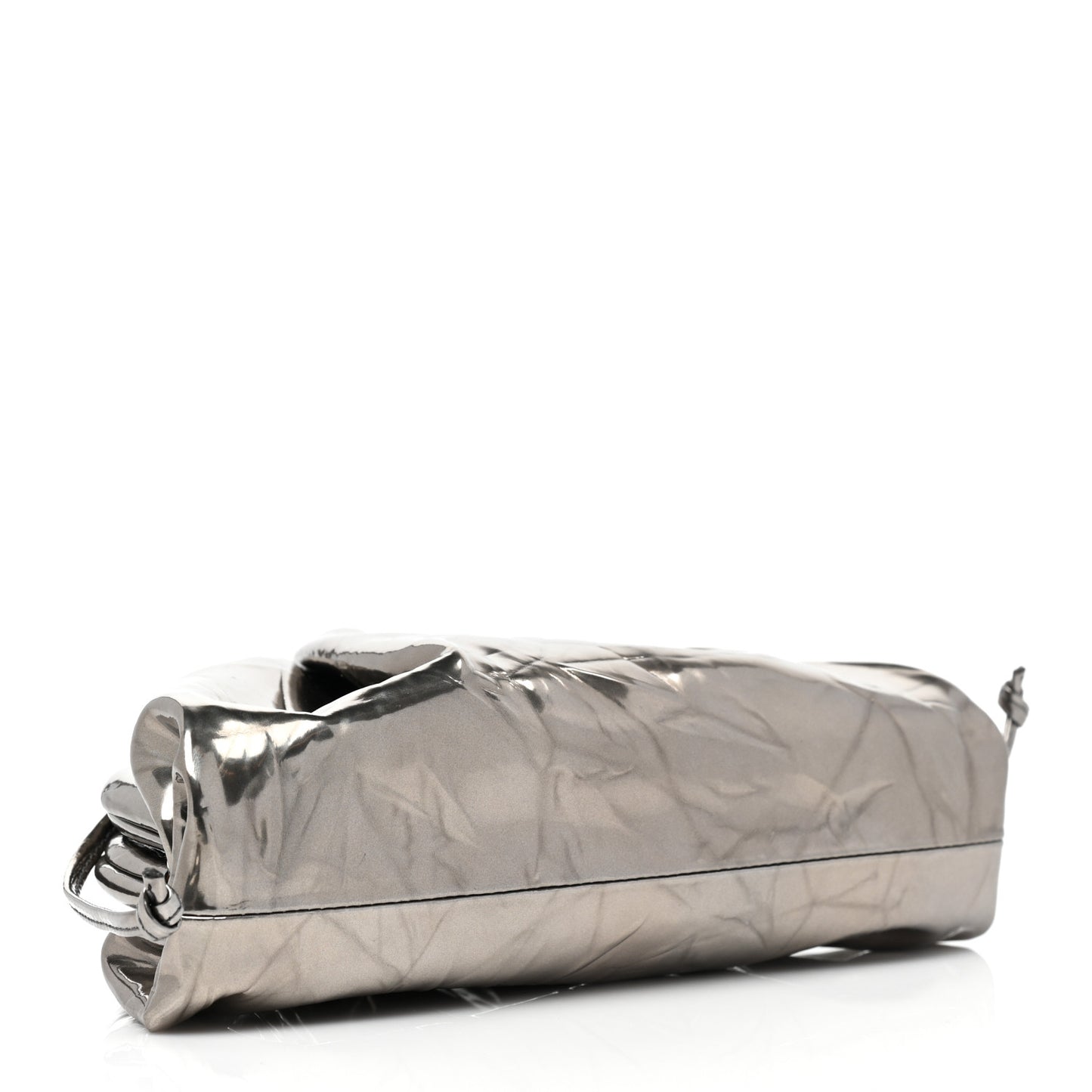 Metallic Crushed Calfskin The Mini Pouch Anchor