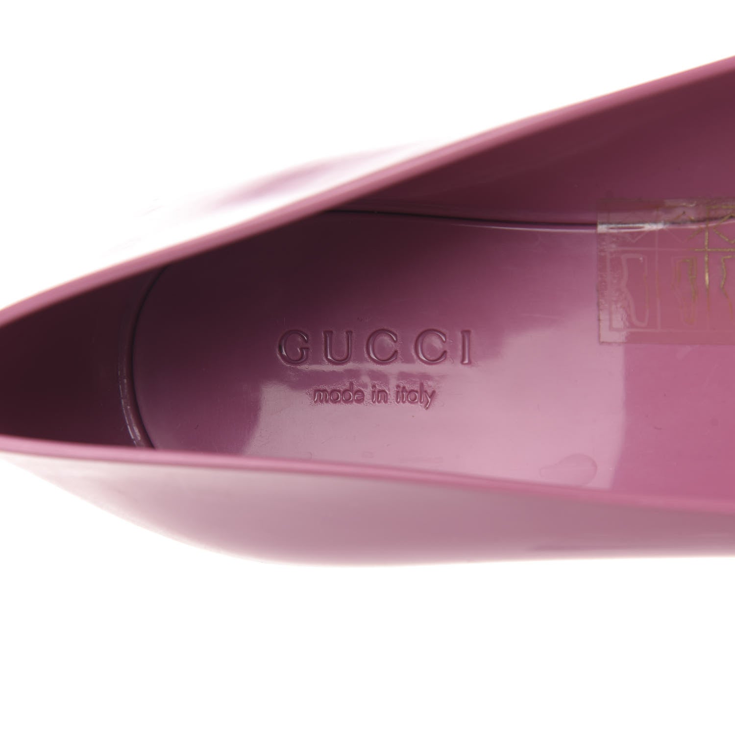 Gucci Rubber Jelly Marola Wedge 39 Fresia Rose 8 of 9