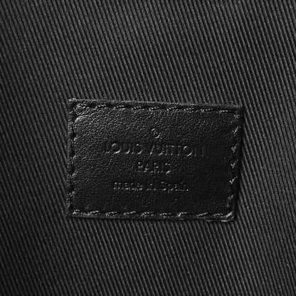Louis Vuitton Calfskin Monogram Shadow Discovery Bumbag Black 6 of 9