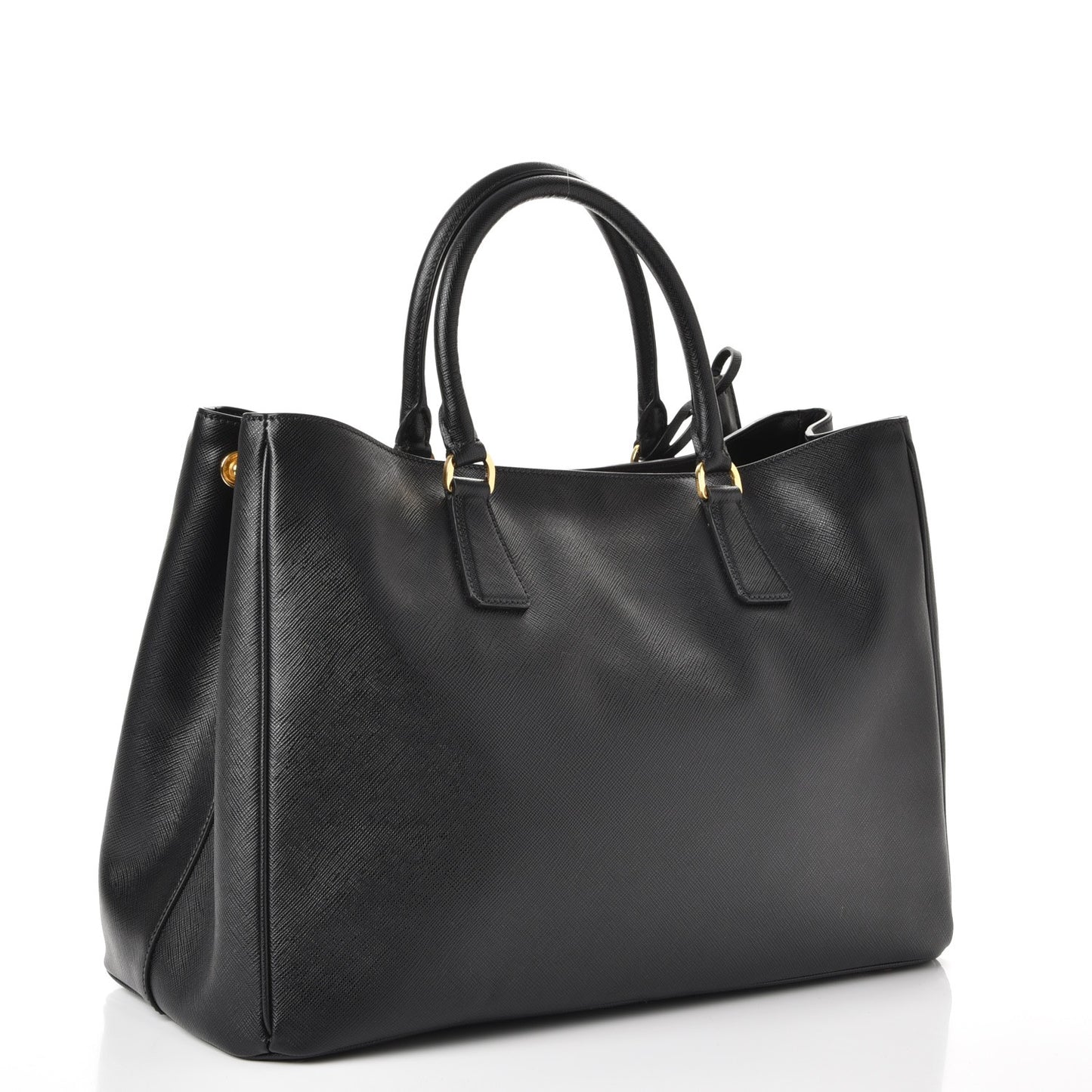 Saffiano Lux Large Tote Nero Black