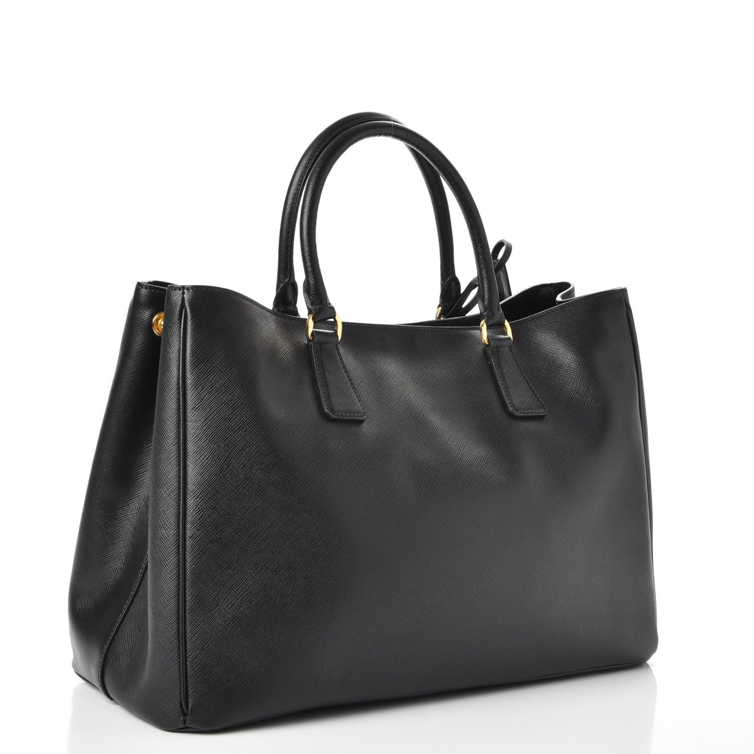 Prada Saffiano Lux Large Tote Nero Black 3 of 12