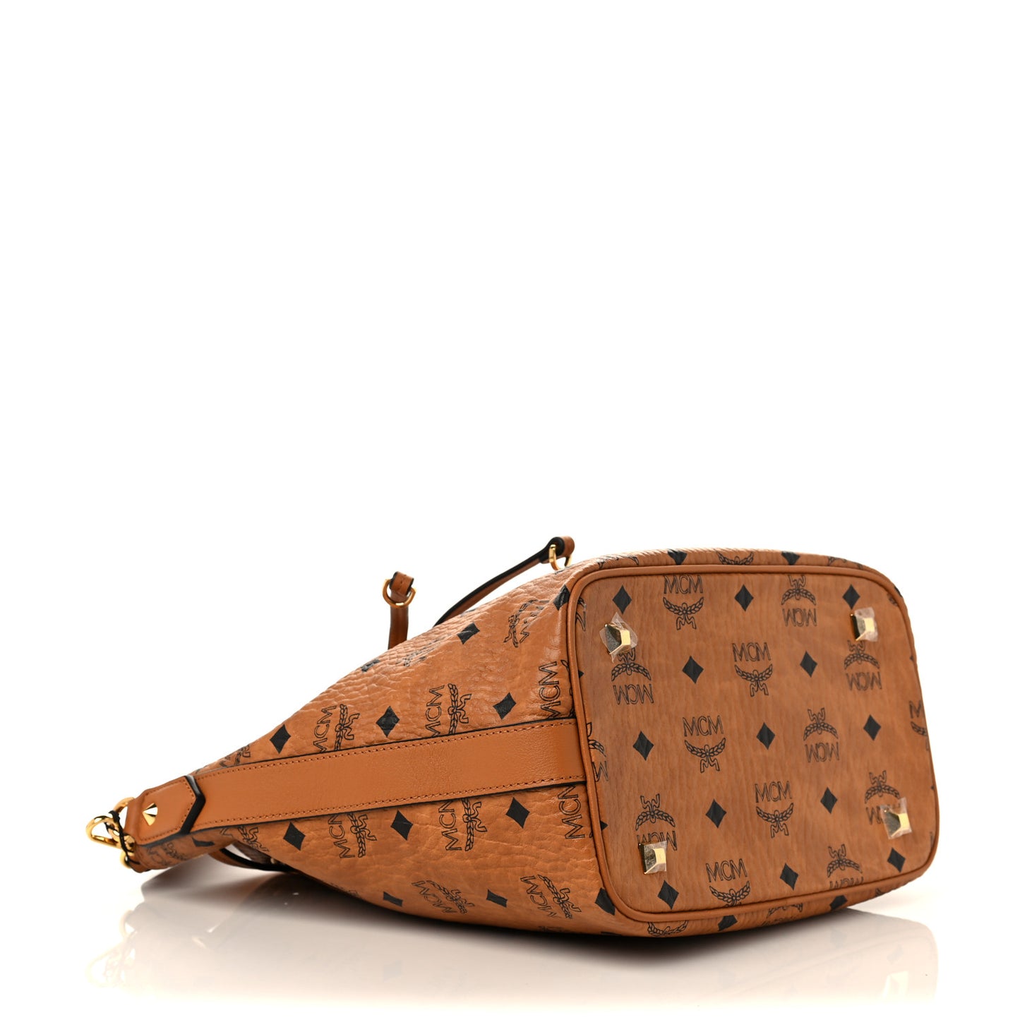 Visetos Small Aren Drawstring Bag Cognac
