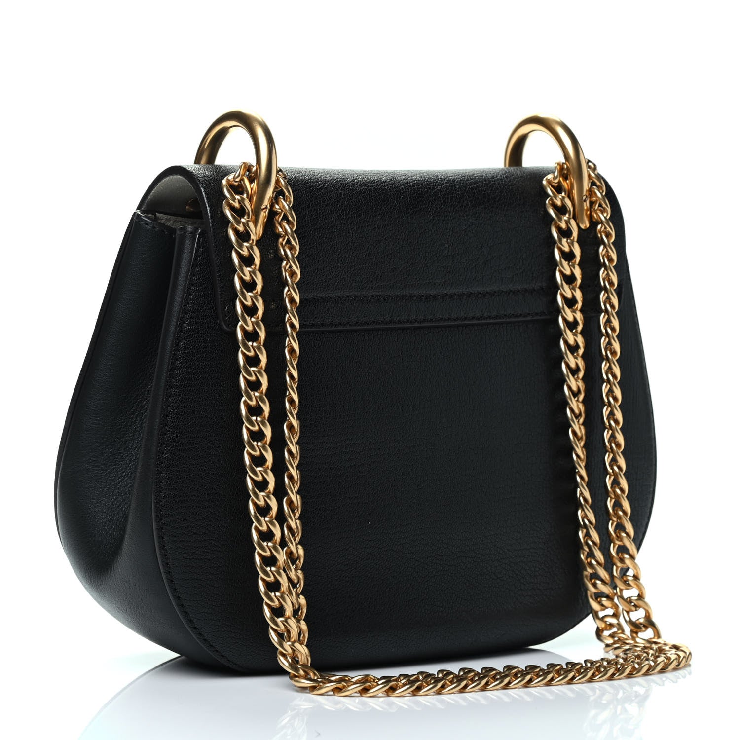Chloe Goatskin Drew Shoulder Bag Black 2 of 4