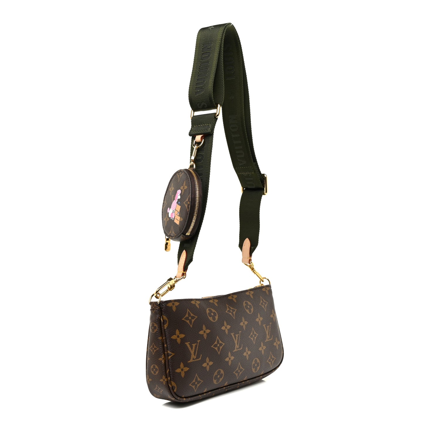 Monogram My LV World Tour Multi Pochette Accessories Kaki