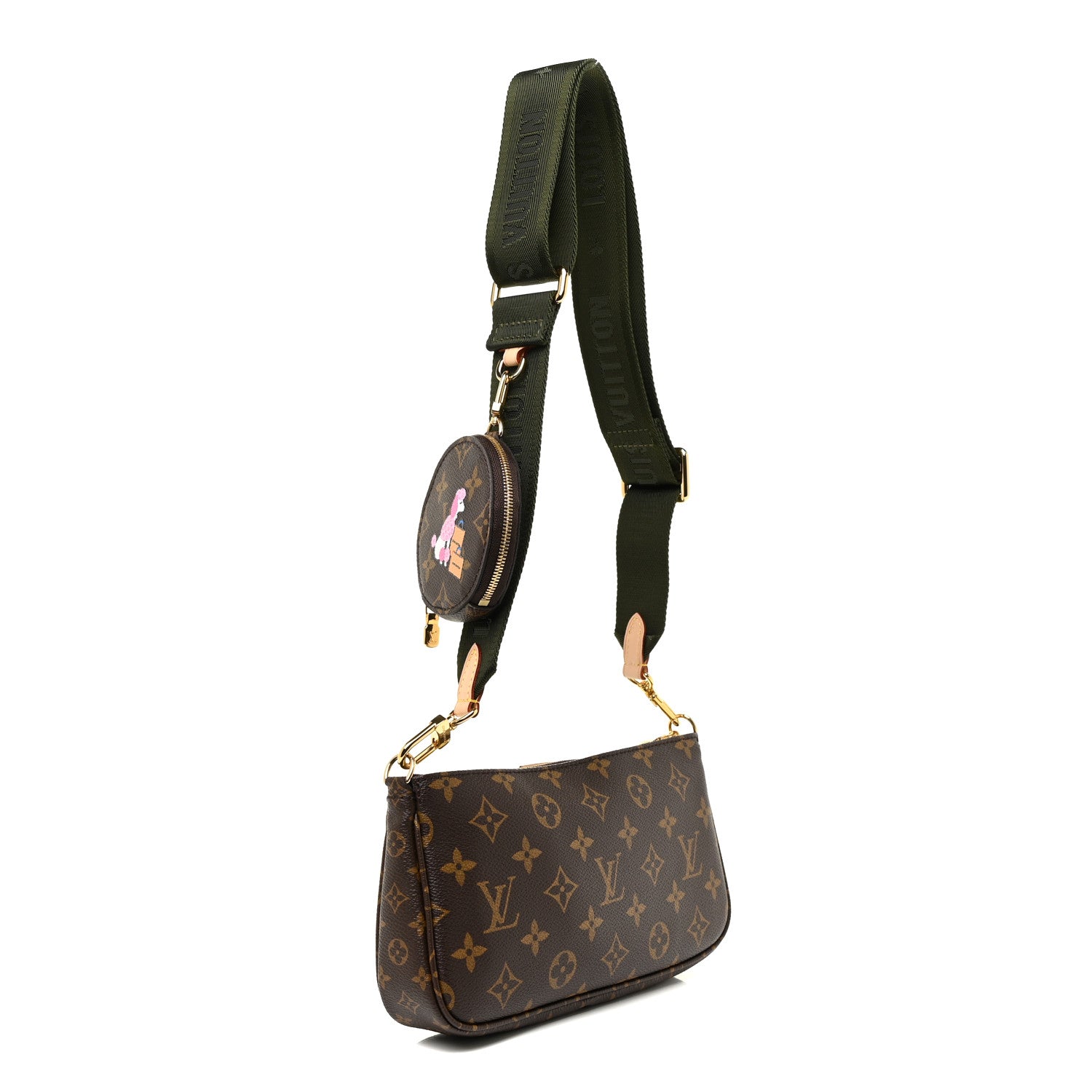 Louis Vuitton Monogram My LV World Tour Multi Pochette Accessories Kaki 3 of 11