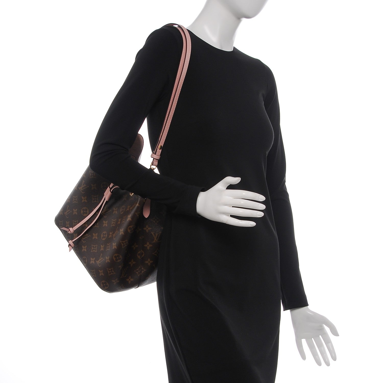 Louis Vuitton Monogram Neonoe MM Rose Poudre 2 of 7