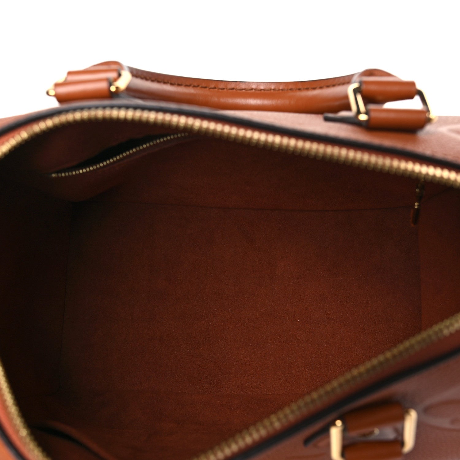 Louis Vuitton Empreinte Monogram Giant Speedy Bandouliere 25 Cognac 5 of 9