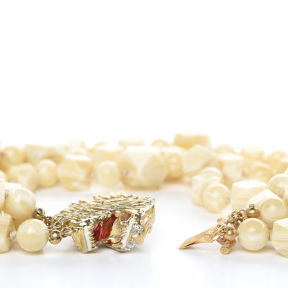 Gucci Resin Crystal Beaded Rajah Necklace 4 of 4