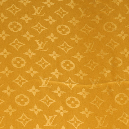 Louis Vuitton Wool Silk Monogram Shawl Safran 1 of 5