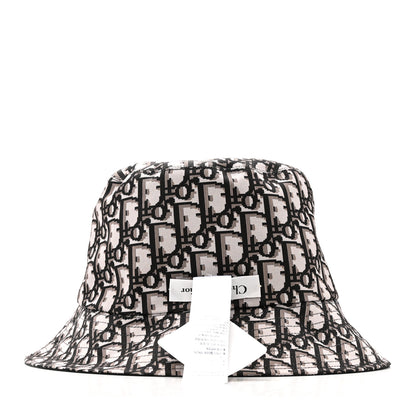 Christian Dior Oblique Reversible Teddy-D Brim Bucket Hat 59 Black 14 of 14