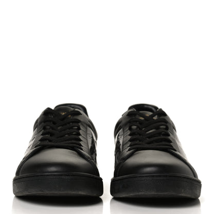 Louis Vuitton PVC Calfskin Monogram Mens Sneakers 9.5 Black 2 of 11