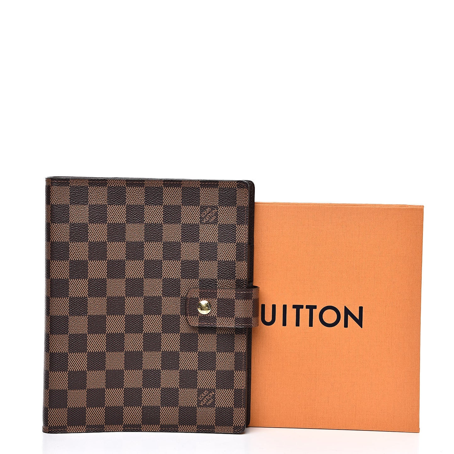 Damier Ebene Large Ring Agenda Cover