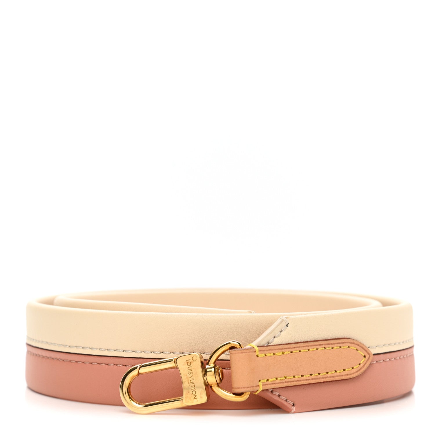 Louis Vuitton Calfskin Cluny BB Shoulder Strap Creme Vieux Rose 1 of 6
