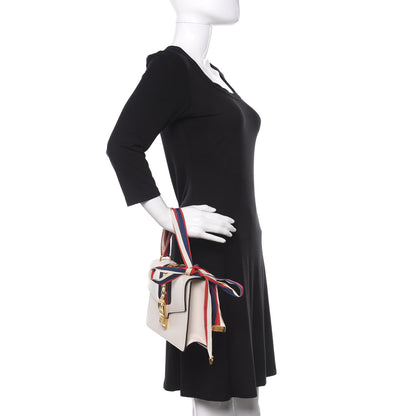 Gucci Calfskin Small Sylvie Shoulder Bag Off White 2 of 11
