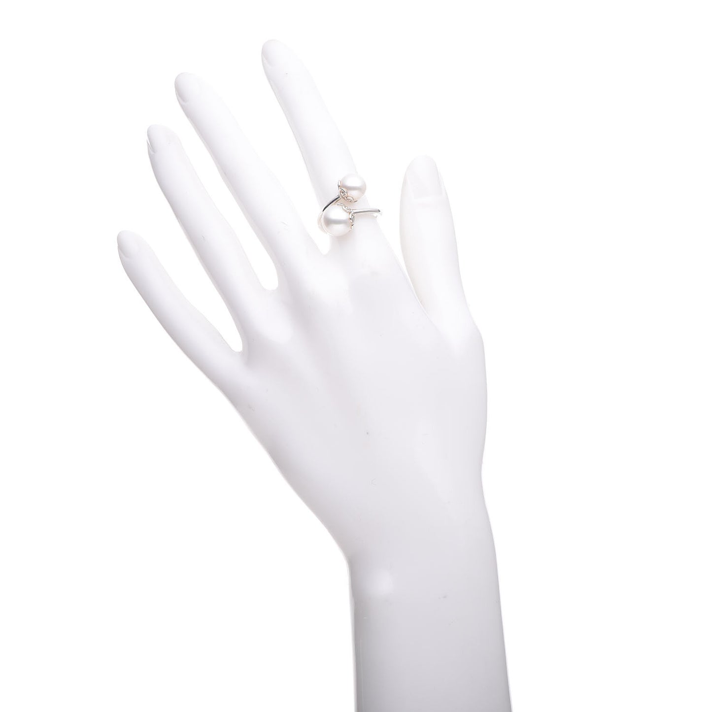 Sterling Silver Freshwater Pearl Paloma Picasso Goldoni Heart Ring 49 5