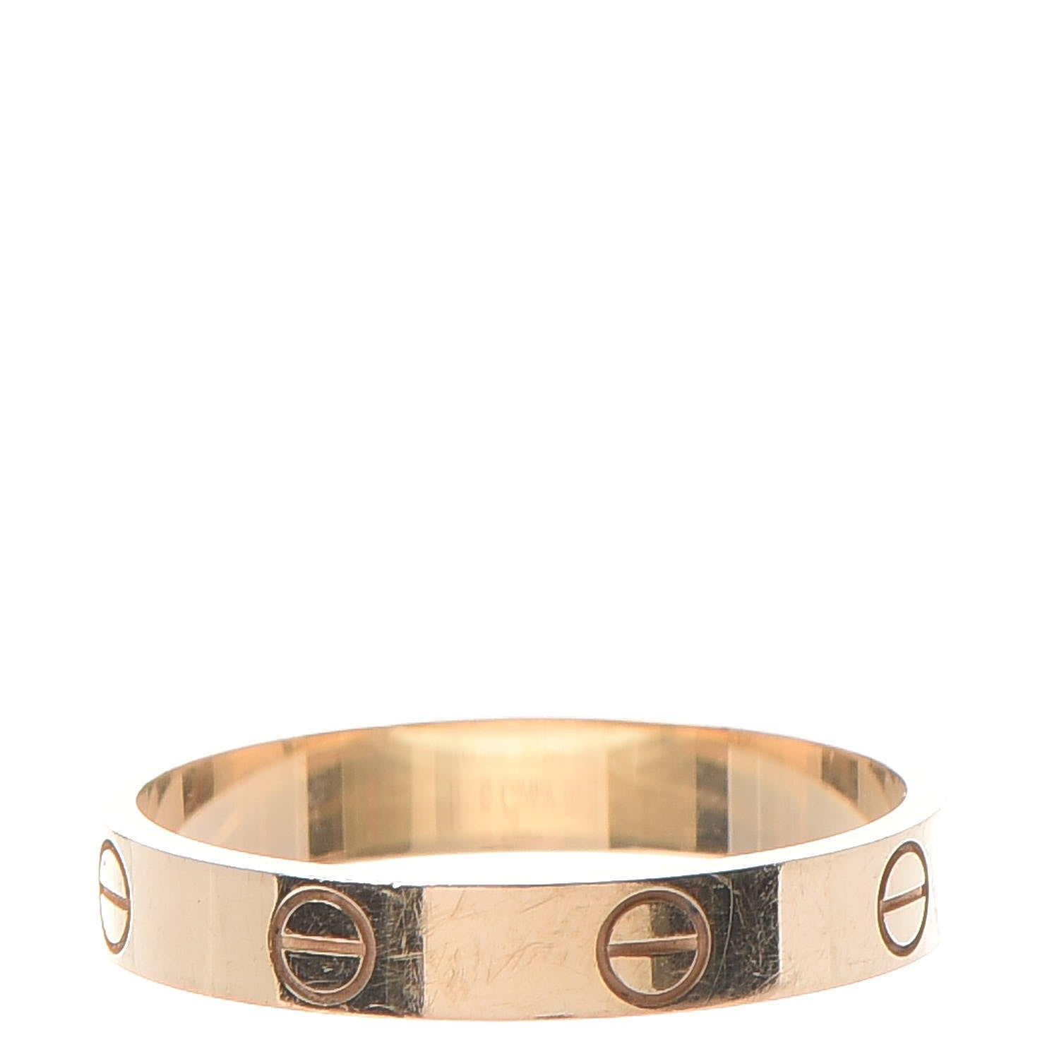 Cartier 18K Yellow Gold 3.5mm LOVE Wedding Band Ring 60 9 3 of 5