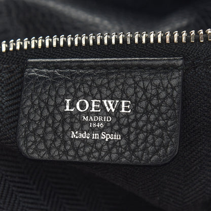 Loewe Calfskin Studded Flamenco Shoulder Bag Black 6 of 9