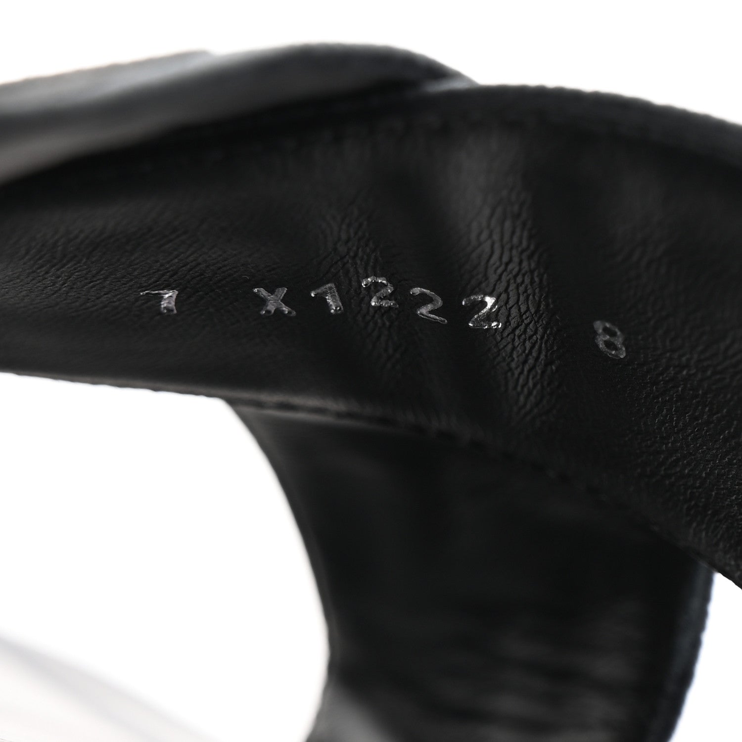 Fendi Fabric Rubber Macro FF Embroidered Mens Crisscross Slide Sandals 8 Asfalto Black 7 of 8