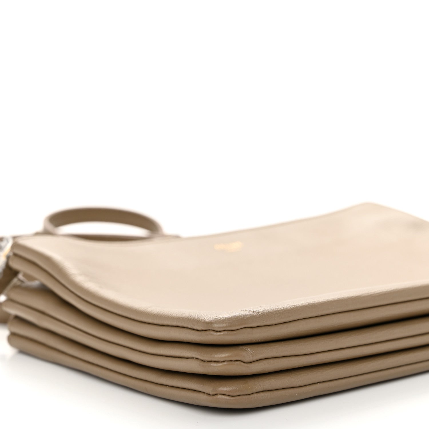 Celine Liege Calfskin Small Trio Crossbody Bag Taupe 10 of 11