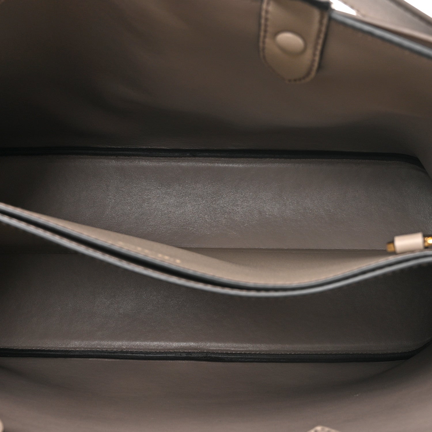 Prada Soft Grain Calfskin Vtello Large Double Belt Tote Argilla 5 of 10