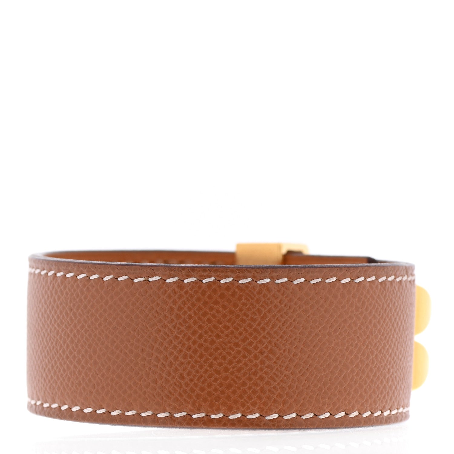 Hermes Epsom Collier de Chien CDC Bracelet T3 Gold 3 of 8