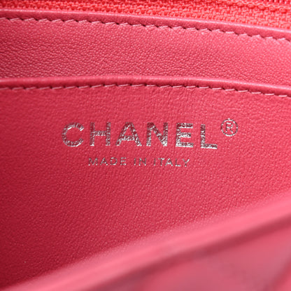 Chanel Lambskin Quilted Mini Rectangular Flap Pink 6 of 9