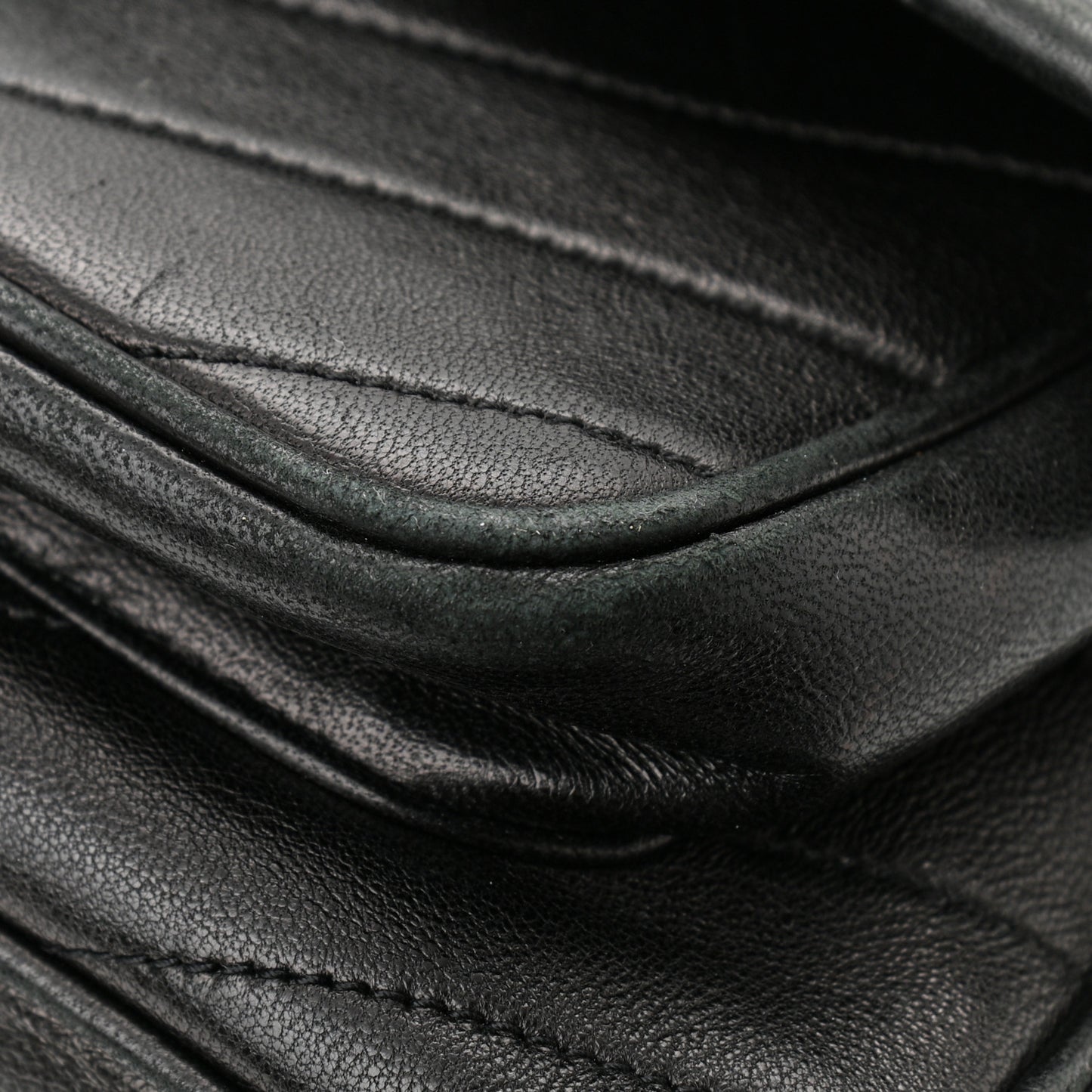Lambskin Matelasse Monogram Medium Niki Chain Satchel Black