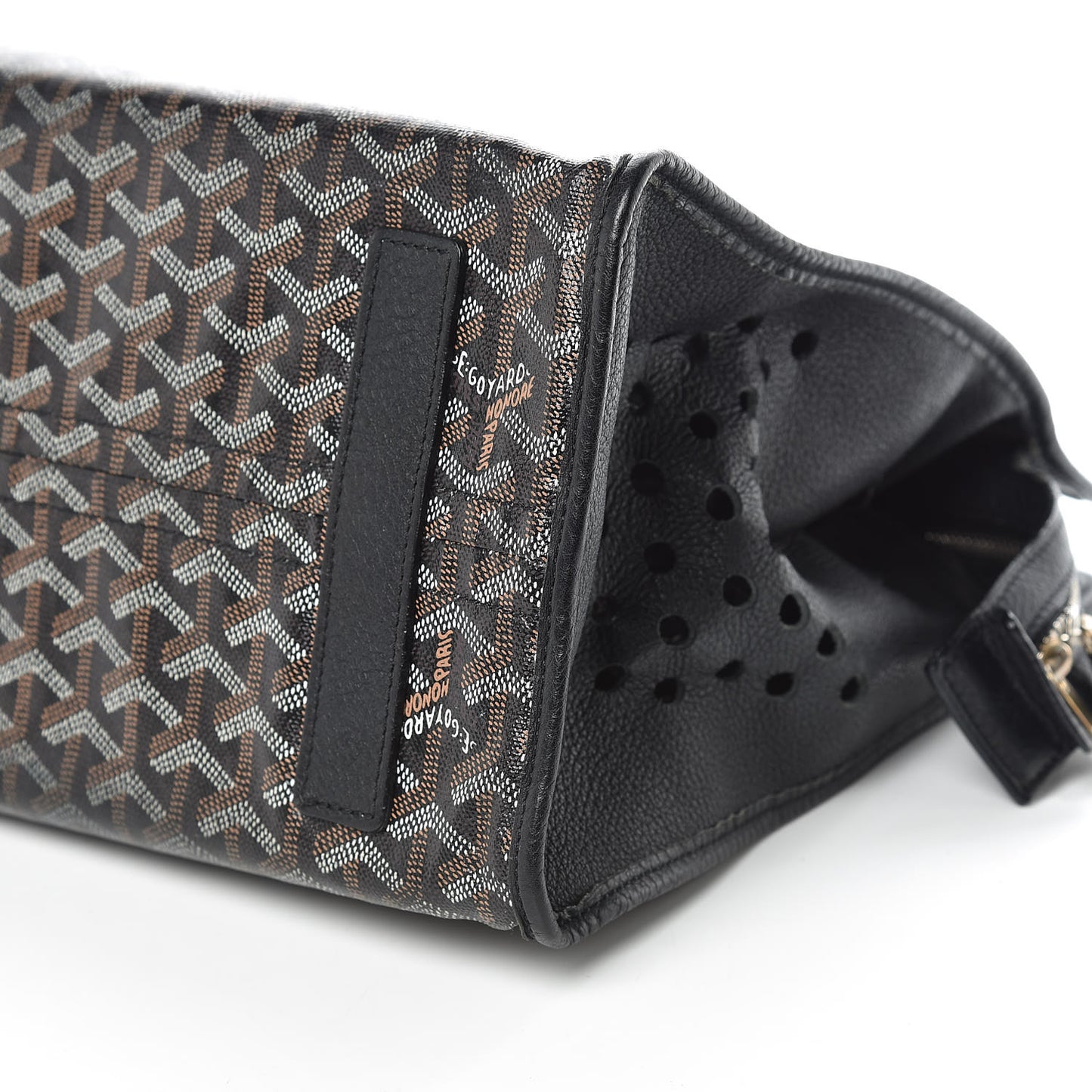 Goyardine Sac Hardy Pet Carrier PM Black