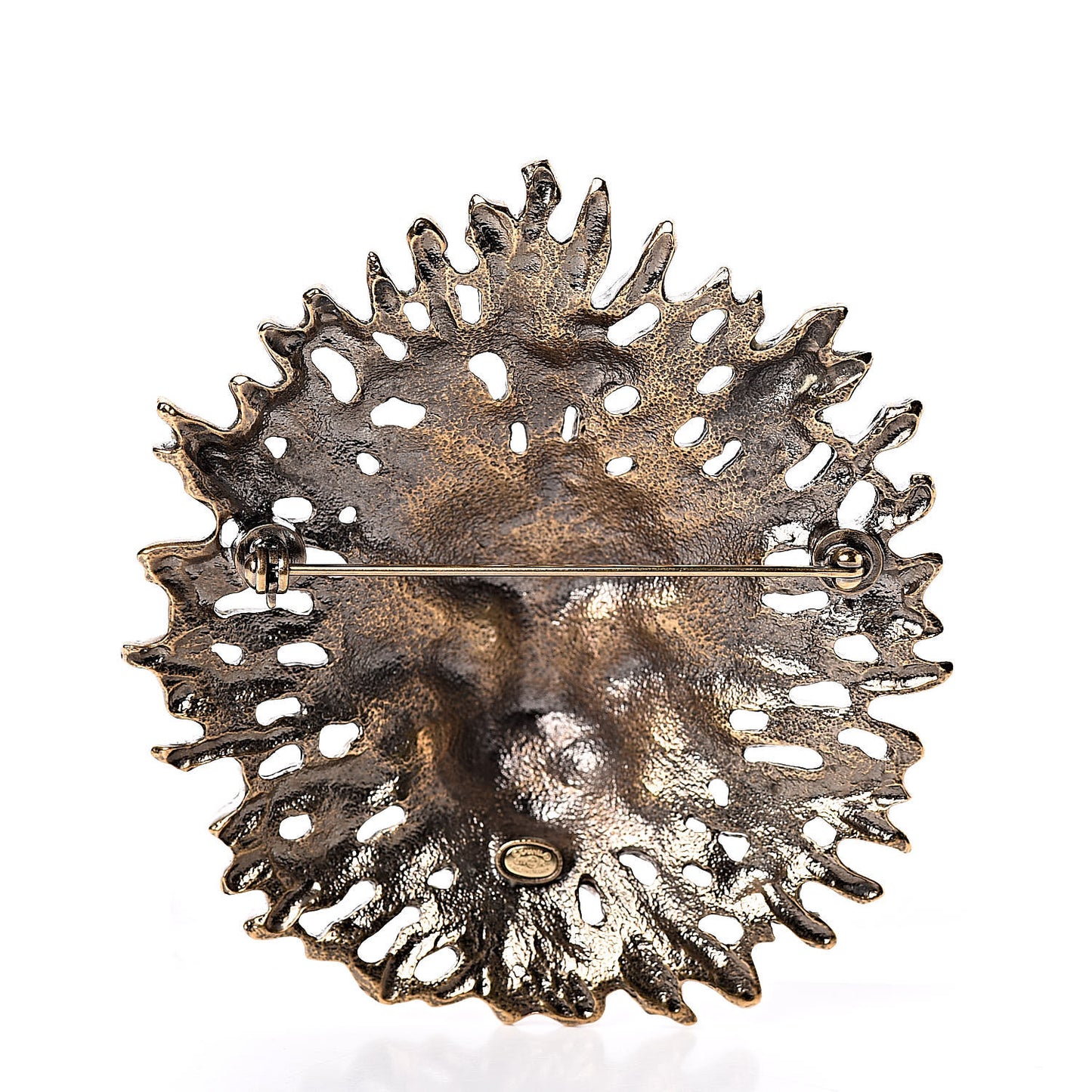 CC Lion Brooch Gold
