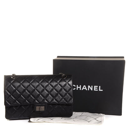 Chanel Aged Calfskin Quilted 2.55 Reissue 226 Flap Black 5 of 10